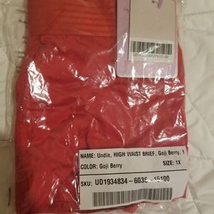 Fenty high waist underwear RED